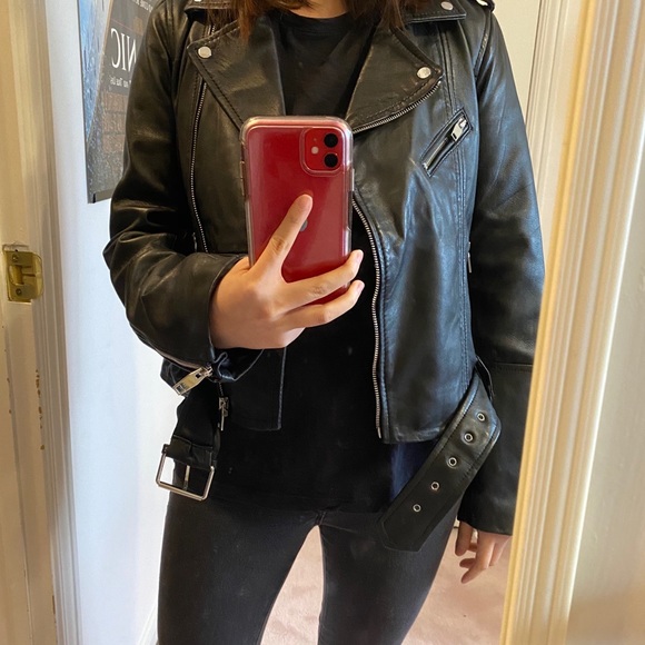 Zara Leather Jacket - Picture 2 of 6
